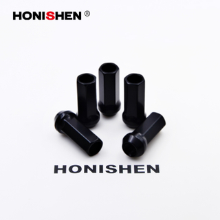 2/3" Hex 1.97" Matte Black Rays Extended Lug Nuts 11343