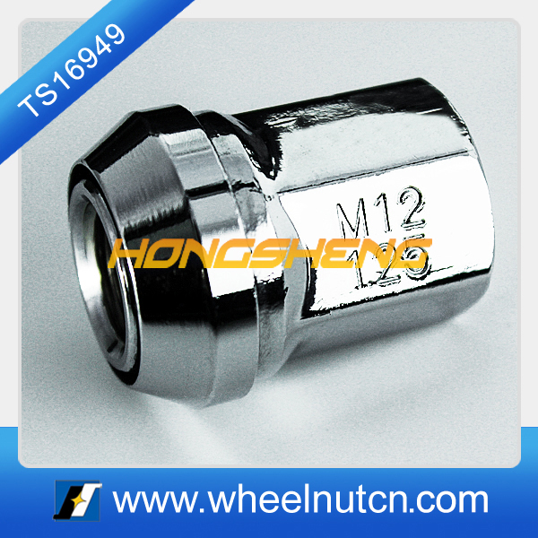 M12x1.5 19 Hex Steel Lug Nuts-13730