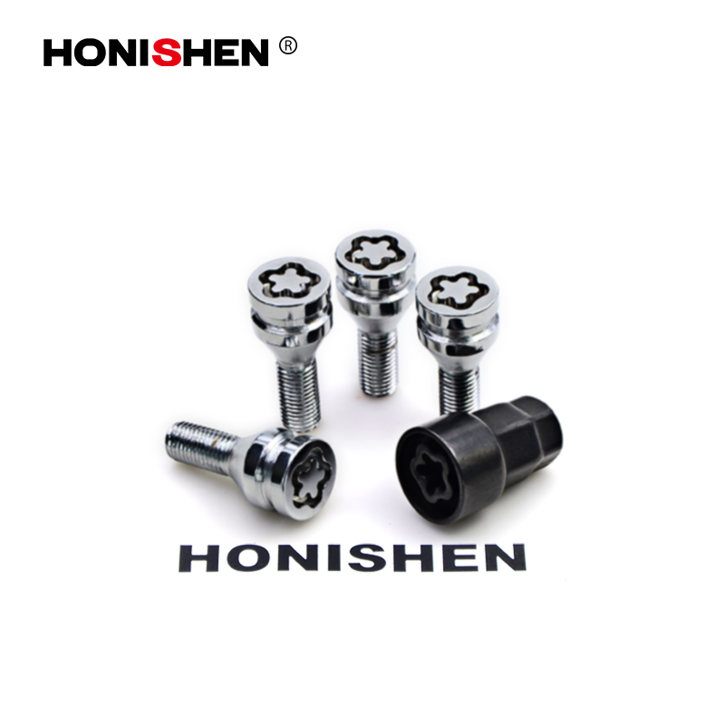 Automative Concial Seat 0.91" Shank Chrome Plated Locking Lug Bolts K73423